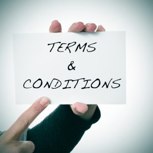 Terms and conditions